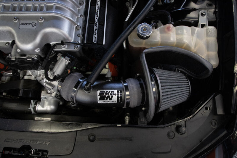 K&N 17-23 Dodge Charger/Challenger Hellcat SC 6.2L V8 DRYFLOW Performance Air Intake System-thumbmail-5