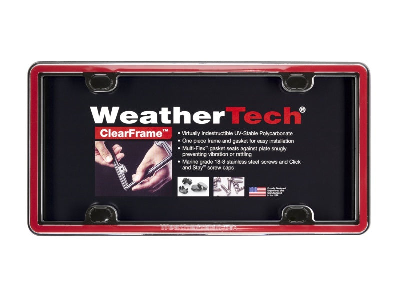 WeatherTech ClearFrame Kit - Red-thumbmail-2