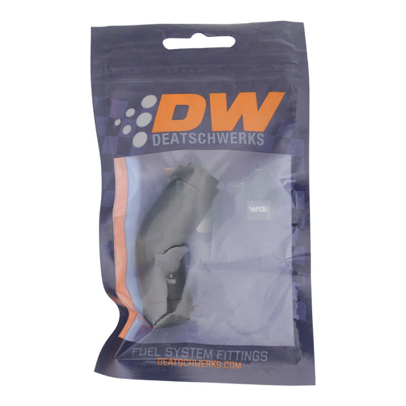DeatschWerks 3/8in Female EFI Quick Connect to 3/8in Female EFI Quick Connect - Anodized Matte Black-thumbmail-2