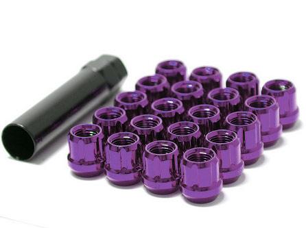Wheel Mate Muteki Open End Lug Nuts - Purple 12x1.25-thumbmail-2