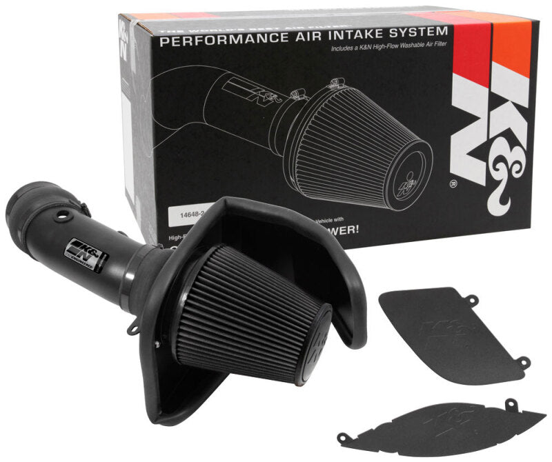 K&N 17-23 Dodge Charger/Challenger Hellcat SC 6.2L V8 DRYFLOW Performance Air Intake System-thumbmail-8
