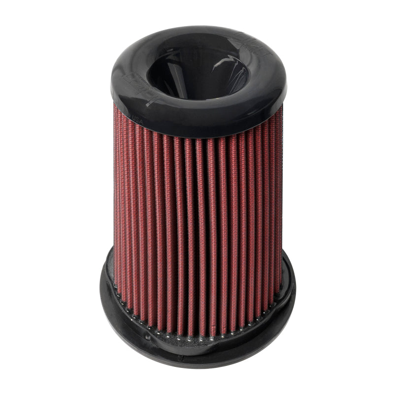 Injen 8-Layer Oiled Cotton Gauze Air Filter w/ Twist Lock - 4in ID / 6in Base / 7.75in H-thumbmail-2