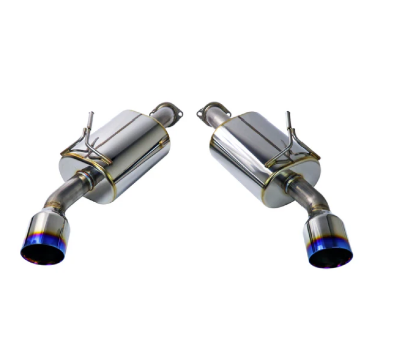 REMARK 14+ Infiniti Q50 Axleback Exhaust w/Mufflers - Burnt Double Wall Tip-thumbmail-1