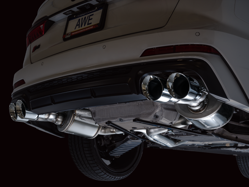 AWE Tuning 19-23 Audi C8 S6/S7 2.9T V6 AWD Touring Edition Exhaust - Chrome Silver Tips-thumbmail-12