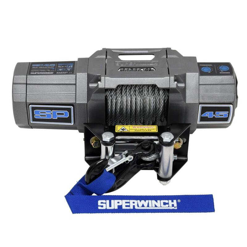 Superwinch 4500 LBS 12V DC 15/64in x 40ft Steel Rope Roller Fairlead SP 45 Winch-thumbmail-2
