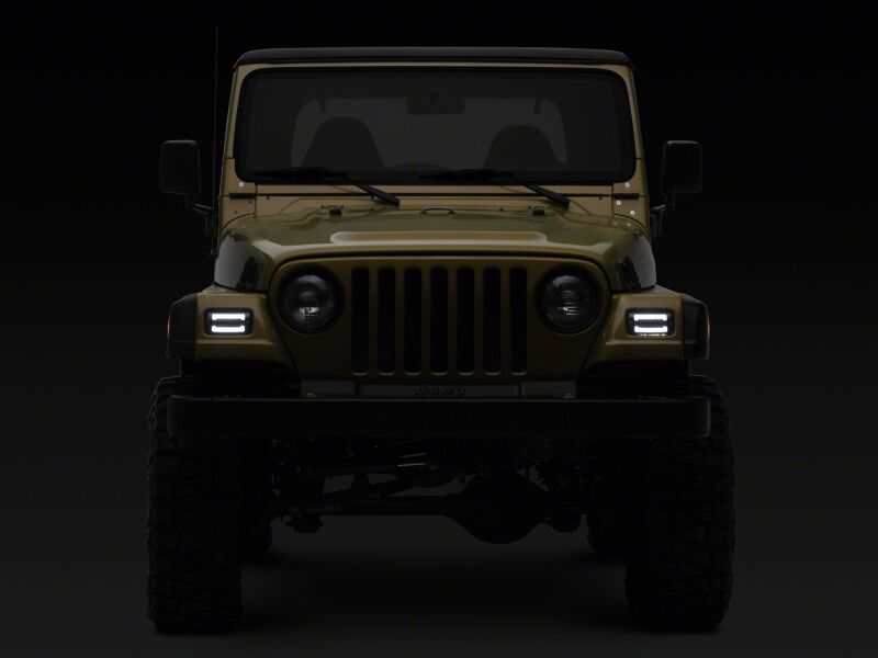 Raxiom 97-06 Jeep Wrangler TJ Axial Series LED Sequential Cornering Lights- Smoked-thumbmail-11