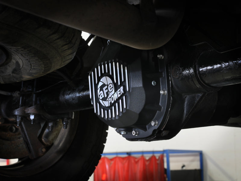 aFe 90-14 Ford F-150 Rear Differential Cover - Black w/ Machined Fins-thumbmail-4