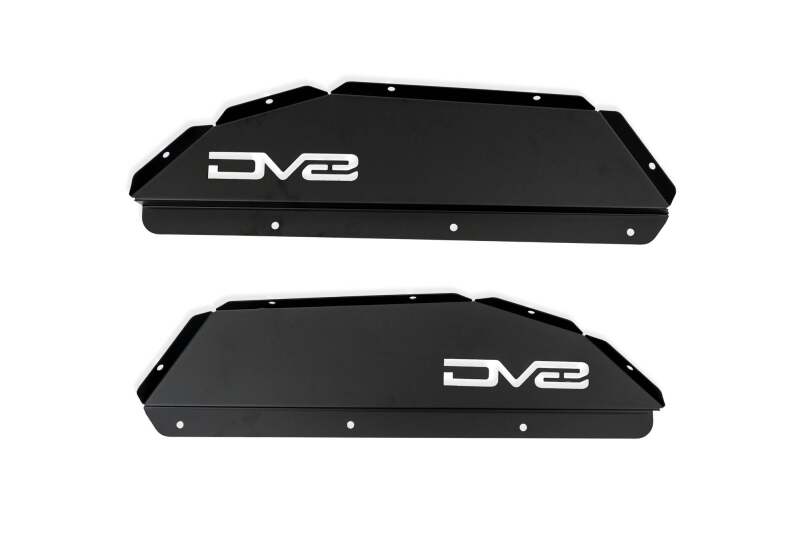 DV8 Offroad 20-24 Jeep Gladiator JT Rear Inner Fender Liners - Satin Black-thumbmail-13