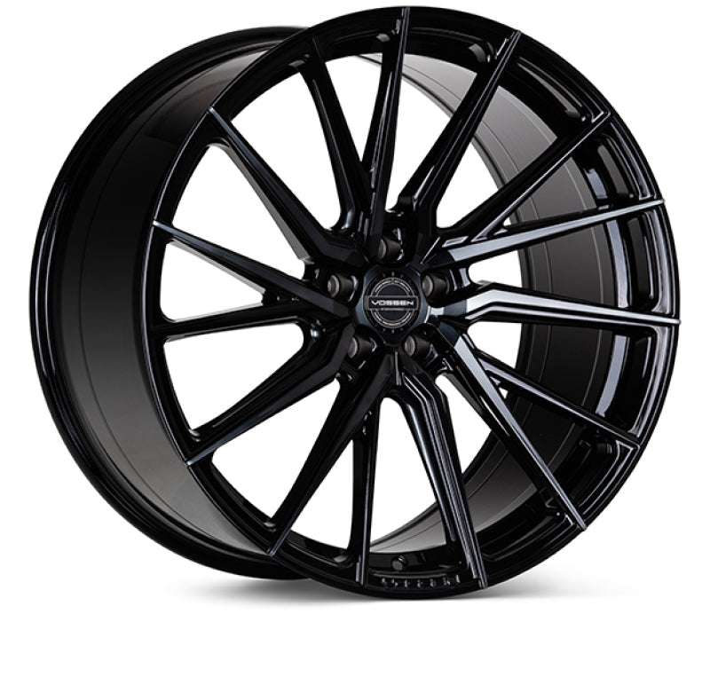 Vossen HF-4T 20x10.5 / 5x114.3 / ET45 / Deep Face / 73.1 - Tinted Gloss Black - Right-thumbmail-1