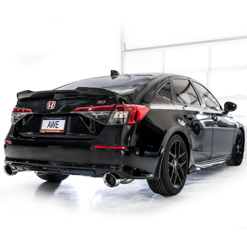 AWE Tuning 22+ Honda Civic Si/Acura Integra Track Edition Catback Exhaust - Dual Chrome Silver Tips-thumbmail-9