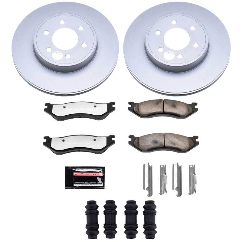 Power Stop 2003 Dodge Durango Front Z36 Coated Truck & Tow Brake Kit-thumbmail-1