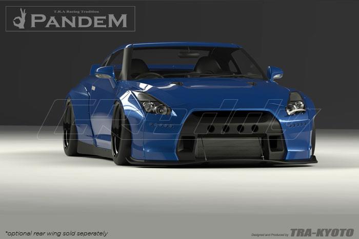 GReddy Nissan GTR R35 Version 2 Padem X Rocket Bunny Rear Under Diffuser-thumbmail-7