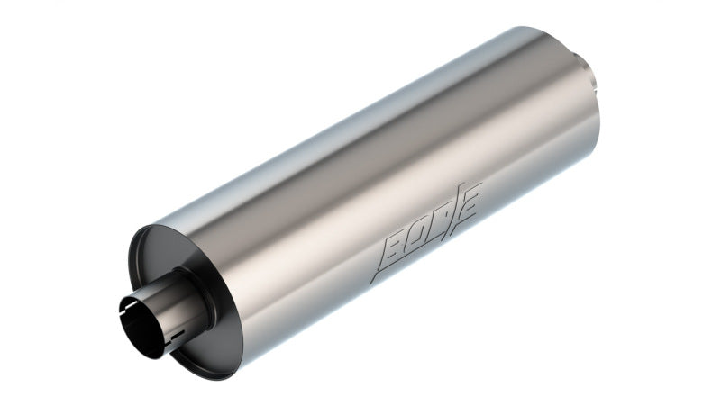 Borla Specialty Muffler 3in Center In/Out 7.75in Dia. 24in Body 29in OAL Touring Notched-thumbmail-1