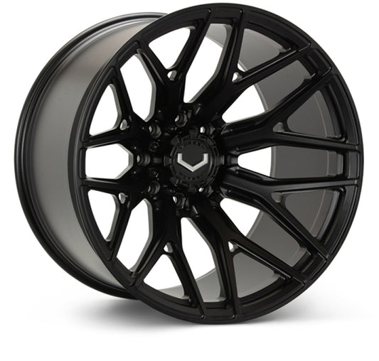 Vossen VFX-03 22x10 - 6x139.7 - ET18 - Super Deep - 78.1 - Satin Black Wheel