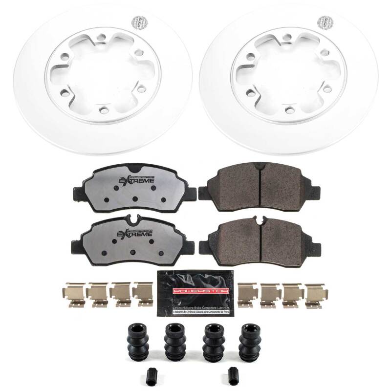 Power Stop 15-19 Ford Transit-350 HD Rear Z36 Coated Truck & Tow Brake Kit-thumbmail-1