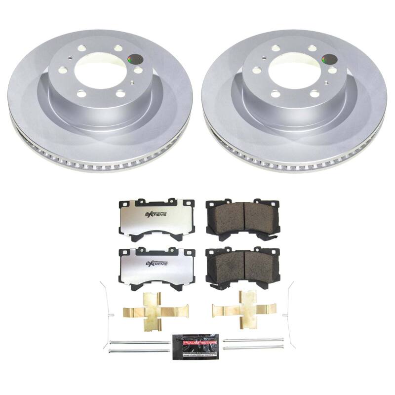Power Stop 23-26 Toyota Sequoia Front Z36 Coated Truck & Tow Brake Kit-thumbmail-1