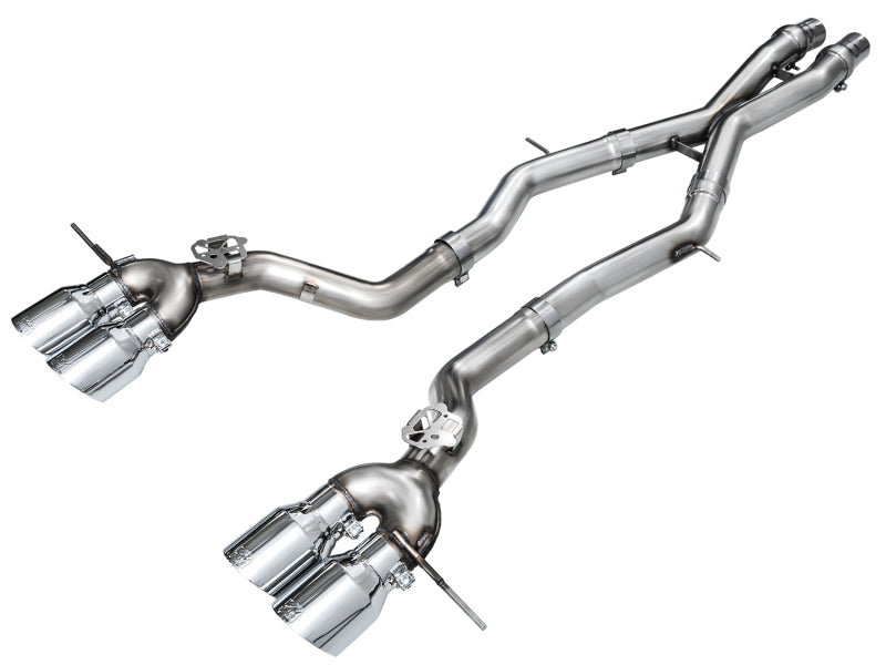 AWE Tuning 23-24 BMW G87 M2 Track Edition Exhaust - Chrome Silver Tips-thumbmail-1