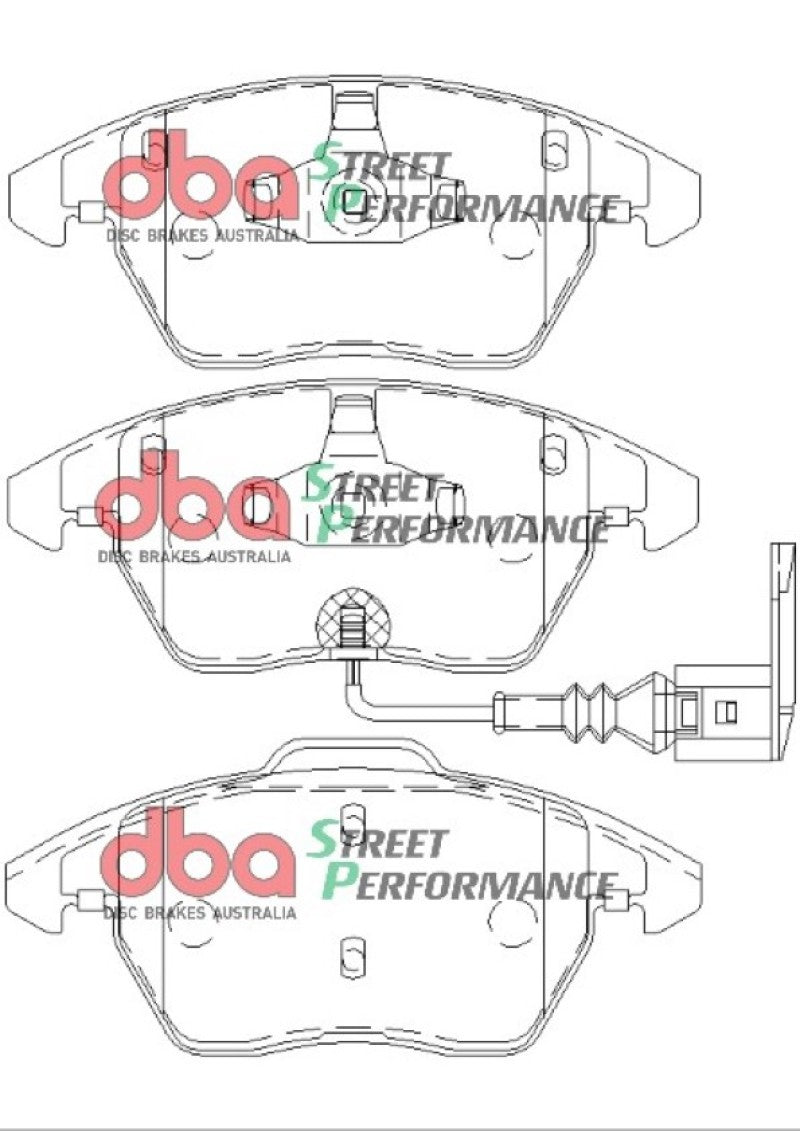 DBA 06-13 Volkswagen GTI (MkV/MkVI) SP Performance Front Brake Pads-thumbmail-4