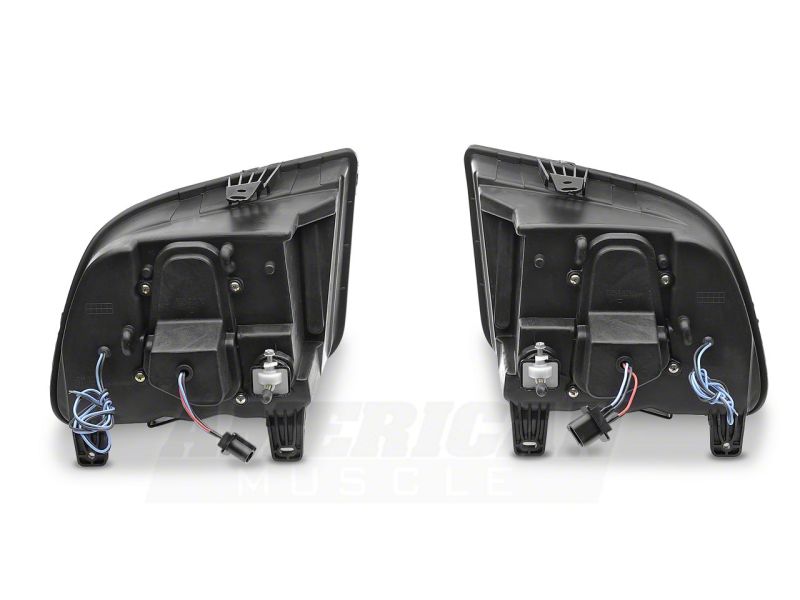 Raxiom 05-09 Ford Mustang Excluding GT500 LED Halo Projector Headlights- Chrome Housing (Clear Lens)-thumbmail-7