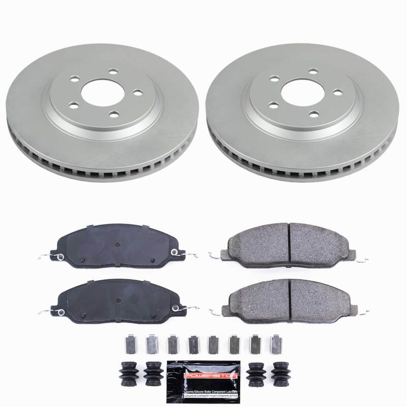 Power Stop 05-10 Ford Mustang Front Z23 Coated Brake Kit-thumbmail-1