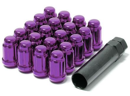 Wheel Mate Muteki Closed End Lug Nuts - Purple 12x1.50-thumbmail-2