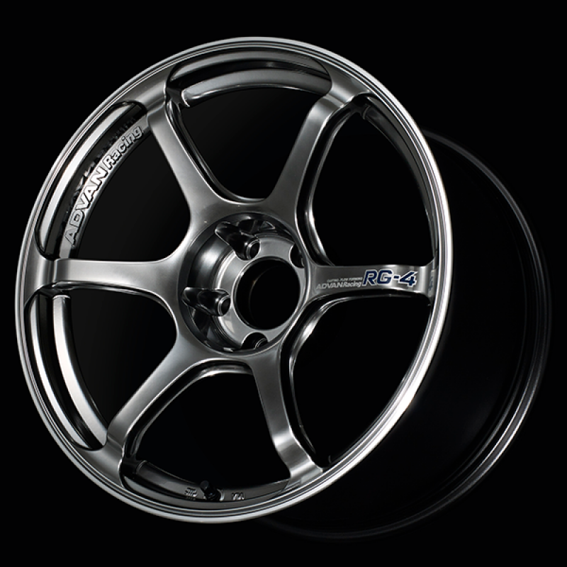 Advan RG-4 17x9.0 / +63 Offset / 5-114.3 / 73mm Bore / Racing Hyper Black & Ring-thumbmail-1