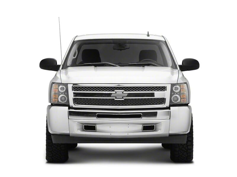 Raxiom 07-13 Chevrolet Silverado 1500 LED Halo Projector Headlights- Black Housing- Clear Lens-thumbmail-11