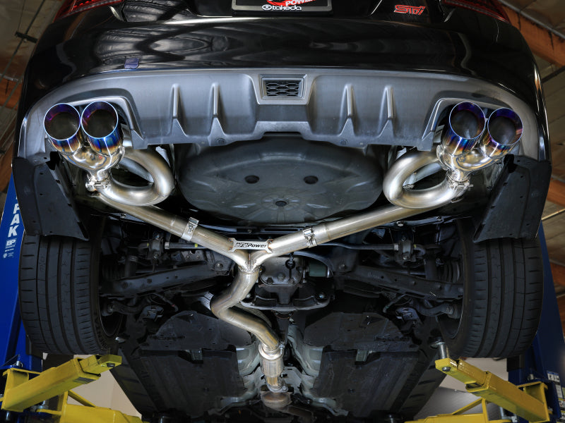 aFe Subaru WRX/STi 15-21 H4-2.0/2.5L Takeda 3in to 2-1/2in Stnlss Cat-Back Exhst w/ Blue Flame Tip-thumbmail-5