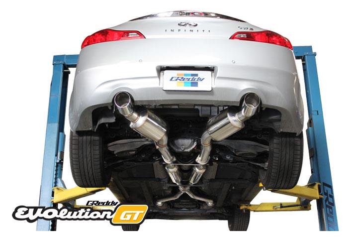 GReddy 07-14 Infiniti G37 Evolution (RWD ONLY) GT 304SS Cat-Back Exhaust-thumbmail-4