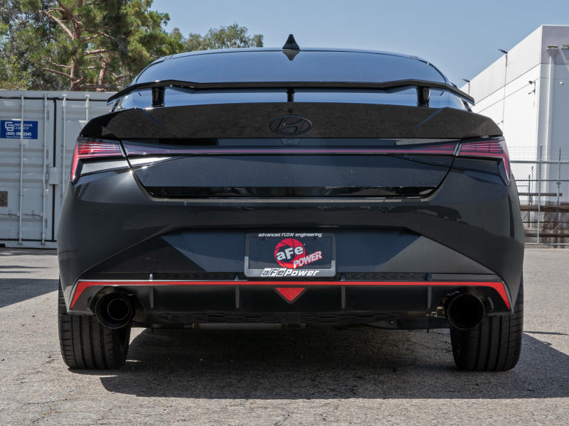 aFe Takeda Hyundai Elantra N 22-23 L4-2.0L (t) 3in 304 SS Cat-Back Exhaust w/ Black Tips-thumbmail-4