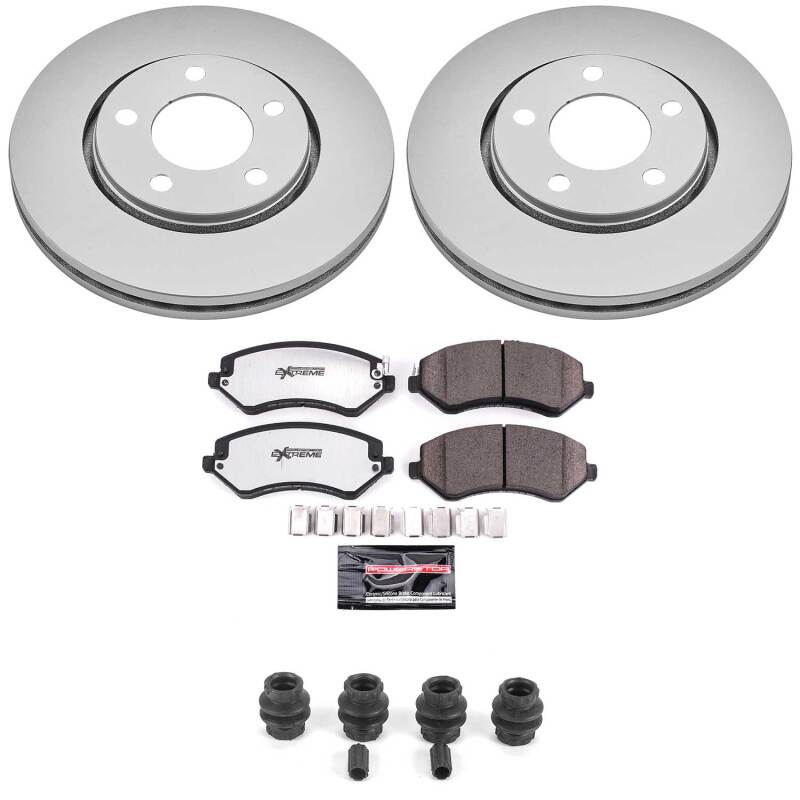 Power Stop 03-07 Chrysler Town & Country Front Z36 Coated Truck & Tow Brake Kit-thumbmail-1