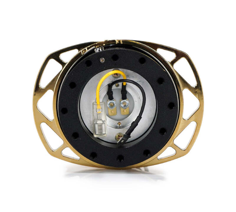 NRG Quick Release Kit Gen 257 - Black Body / Chrome Gold Cutout Ring-thumbmail-2