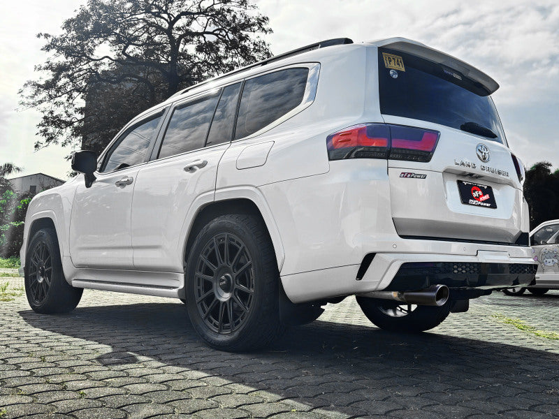 aFe 22-26 Toyota Land Cruiser (J300) Vulcan Series 3in Stainless Steel Exhaust System w/ Black Tip-thumbmail-2