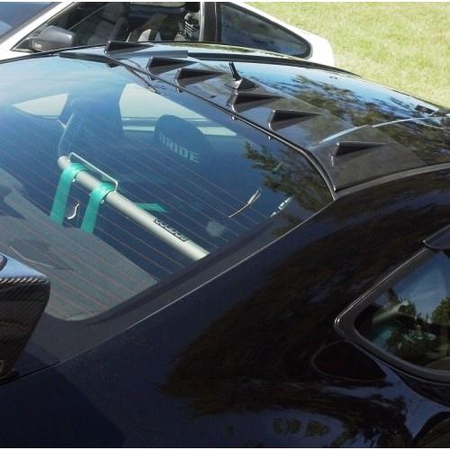 BLOX Racing 13-14 Scion/Subaru FR-S/BRZ Vortex Generator Fins for OEM Mast - ABS Black-thumbmail-1