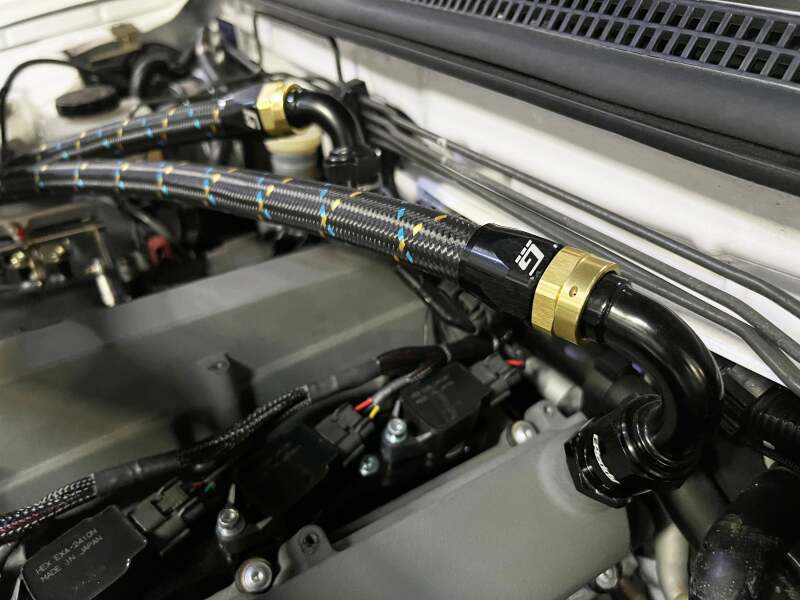 GReddy AN16 180 DEGREE HOSE END SWIVEL BLACK/GOLD ANODIZED-thumbmail-7