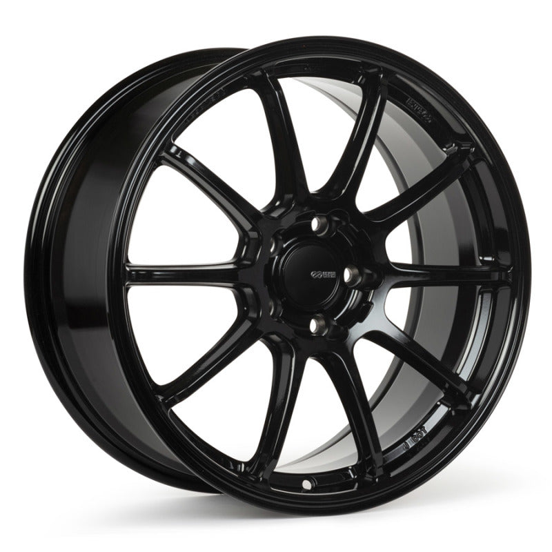 Enkei TRIUMPH 18x8.5 5x100 45mm Offset 72.6mm Bore Gloss Black Wheel-thumbmail-1