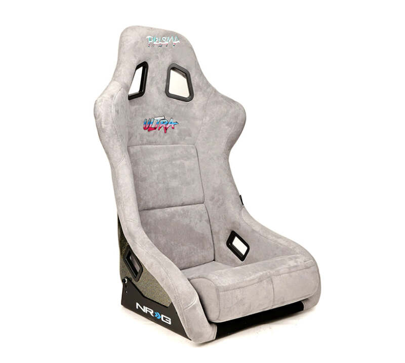 NRG FRP Bucket Seat ULTRA Edition - Large (Grey Alcantara/Pearlized Back)-thumbmail-8