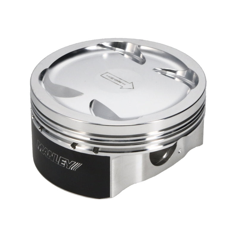 Manley 04+ Subaru WRX STi (EJ257) 83mm Stroker 99.5mm STD Bore 9.8:1 Dish Piston Set with Rings-thumbmail-8