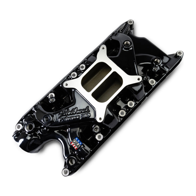 Edelbrock SB Ford Performer Intake Manifold - Black Plasma Finish-thumbmail-3
