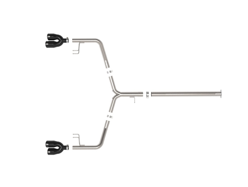 aFe Takeda 21-24 Kia K5 GT L4-2.5L (t) SS Axle-Back Exhaust System w/ Black Tips-thumbmail-6