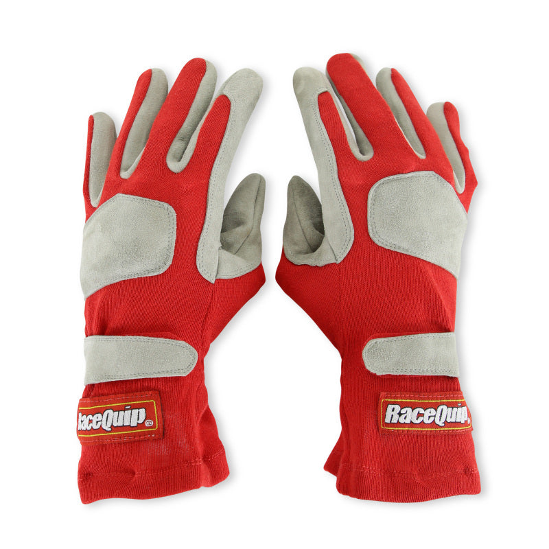 RaceQuip Red 1-Layer SFI-1 Glove - XL