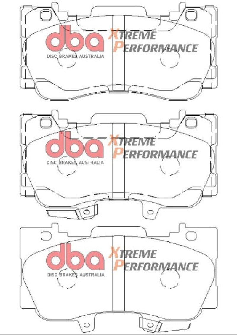 DBA 15-19 Ford Mustang GT (w/o Performance Pkg/352mm Front Rotor) XP Performance Front Brake Pads-thumbmail-6