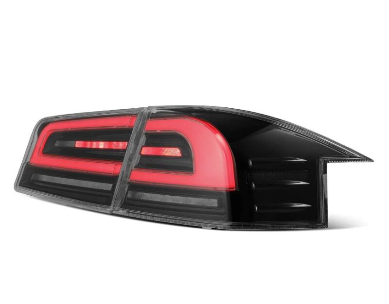 AlphaRex 12-21 Tesla Model S LUXX-Series LED Tail Lights - Black/Red-thumbmail-8