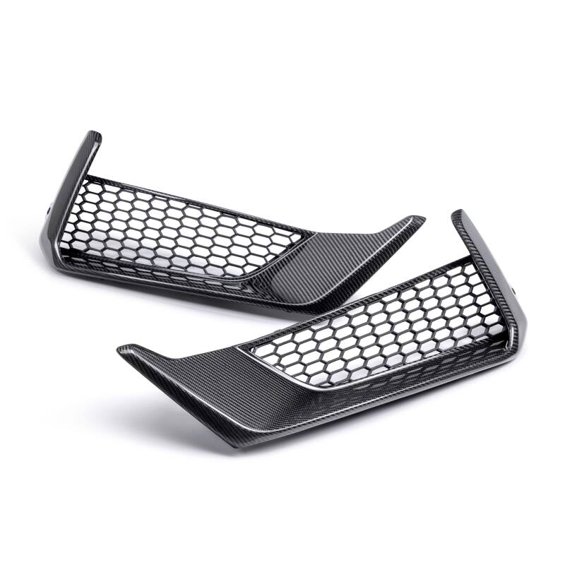Anderson Composites 2024 Ford Mustang Dark Horse Carbon Fiber Front Bumper Inserts-thumbmail-6