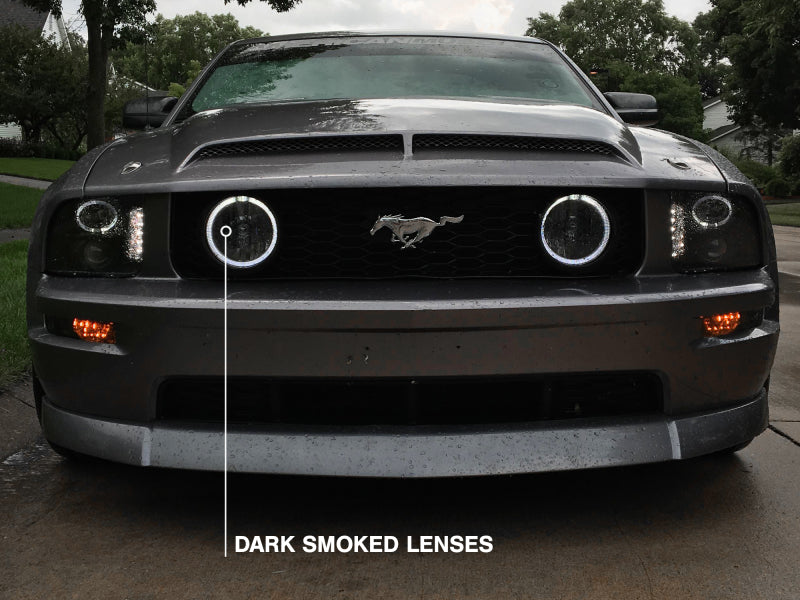 Raxiom 05-12 Ford Mustang GT LED Halo Fog Lights (Smoked)-thumbmail-13