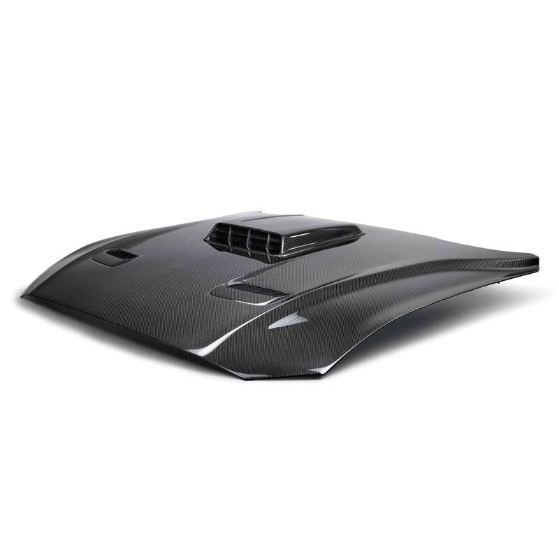 Anderson Composites 21-23 Ford Mustang Mach 1 Type-SK Double-Sided Carbon Fiber Hood-thumbmail-5