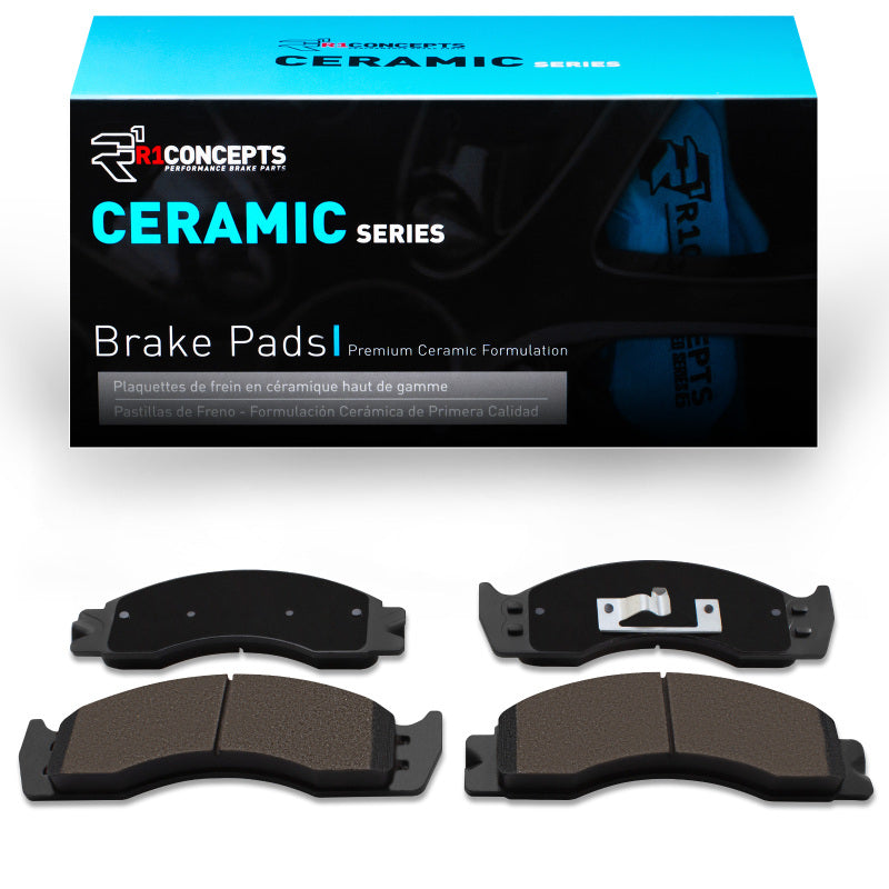 R1 88-07 Ford F-Super Duty Front/Rear Ceramic Brake Pads-thumbmail-1