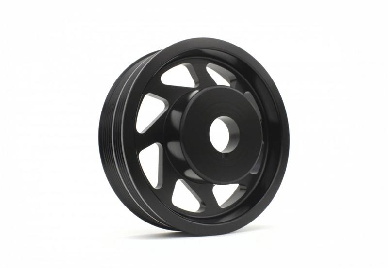 Perrin 93+ Impreza (WRX/STi) Crank Pulley - Black (w/AC)-thumbmail-6
