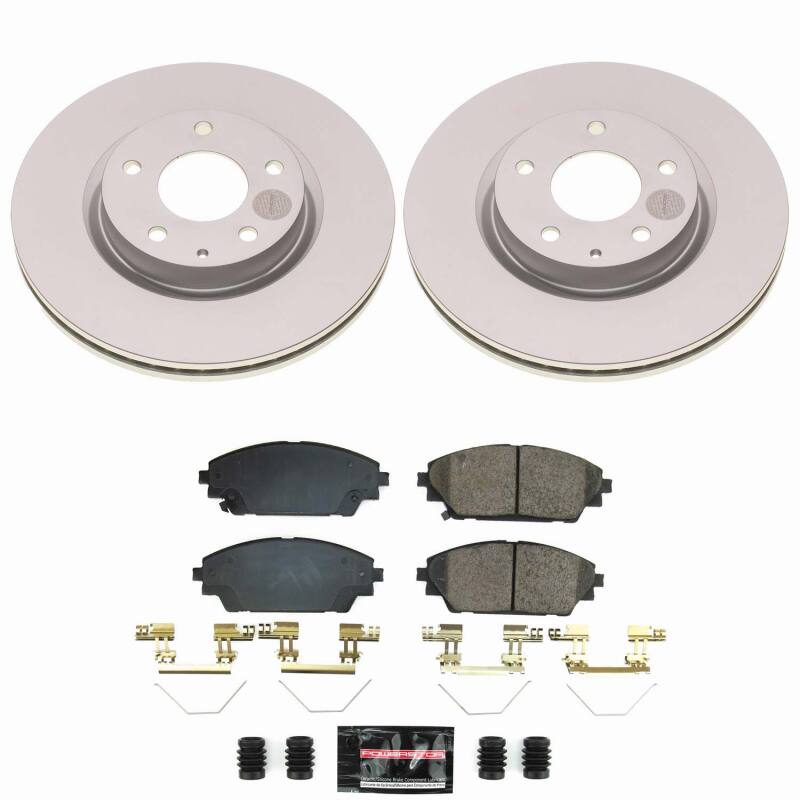 Power Stop 20-25 Mazda CX-30 Front Z23 Coated Brake Kit-thumbmail-1