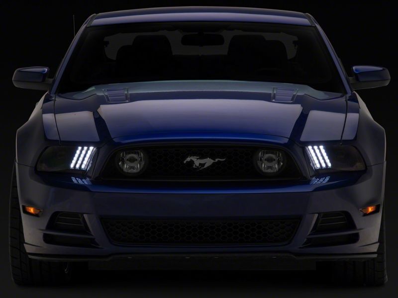 Raxiom 13-14 Ford Mustang LED Projector Headlights SEQL Turn Signals- Blk Housing (Clear Lens)-thumbmail-12